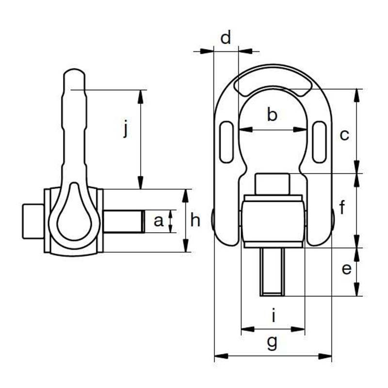 HR Swivel hoist ring