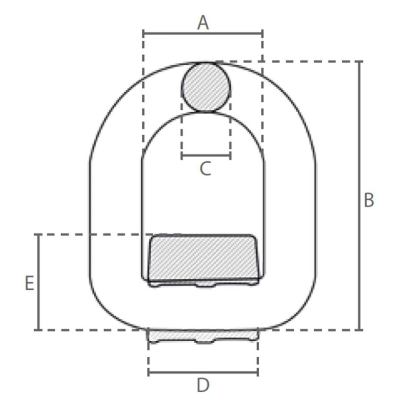 Weld on transporting ring