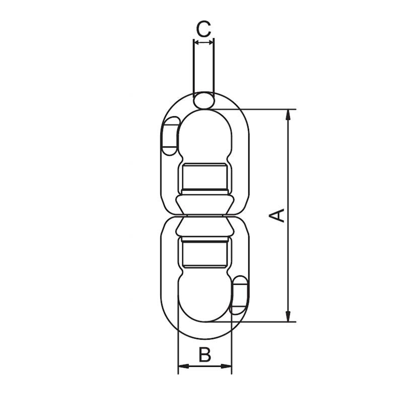 Ball Bearing Swivel Eye-Eye