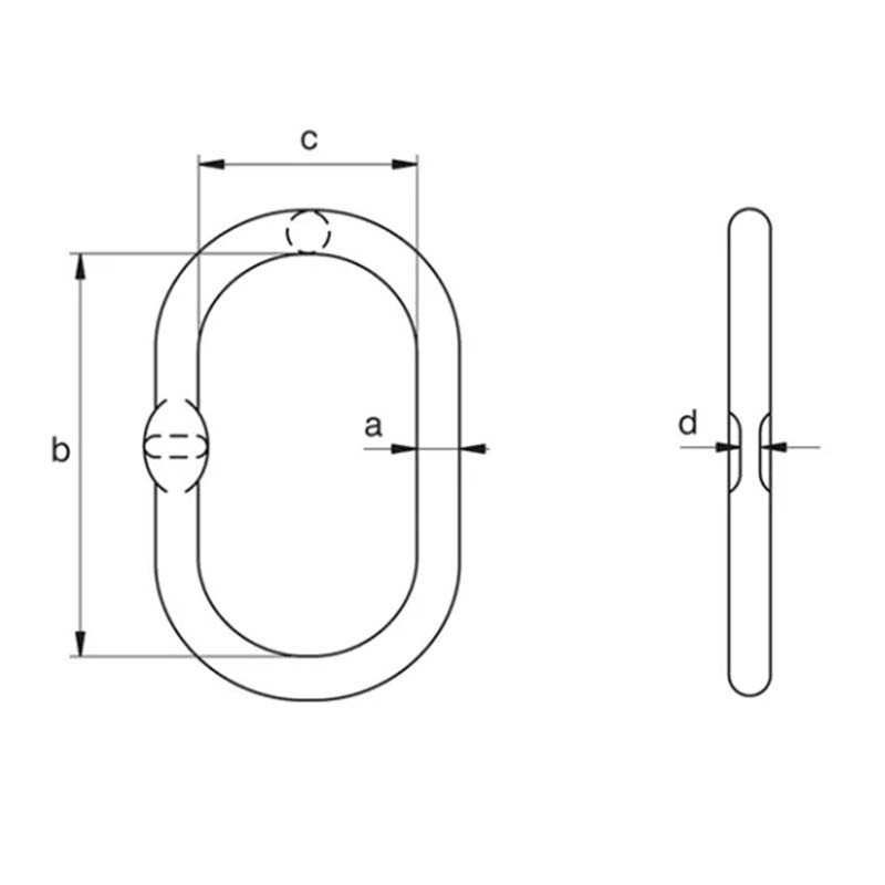 Maille de tête simple dimension