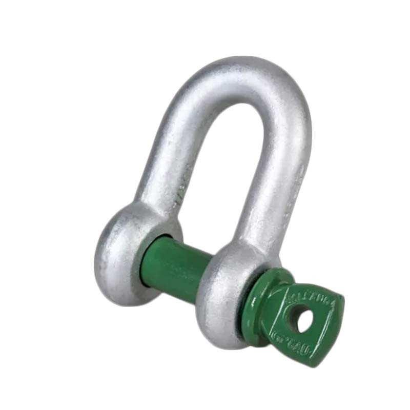 Manille droite HR à axe vissé GREEN PIN