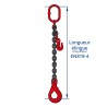 Chaine de levage 1 Brin Crochet Auto avec Raccourcisseur