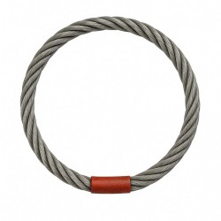 Grelin / élingue câble acier sans fin