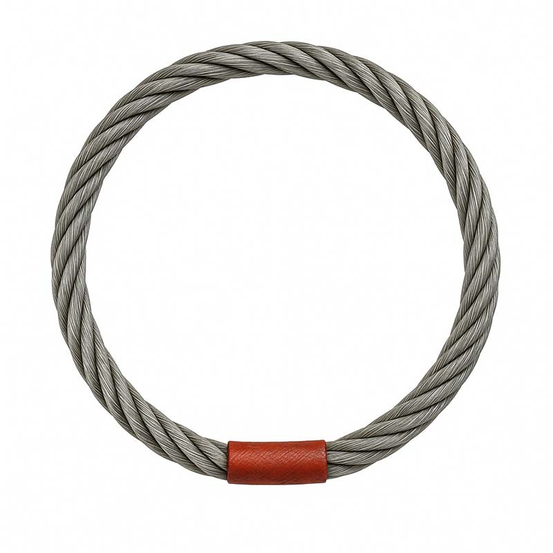 Grelin / élingue câble acier sans fin
