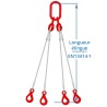 4-legs wire rope sling  : Sas Deal Levage