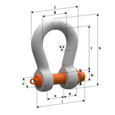 Pewag Heavy Load Bow Shackle D Line