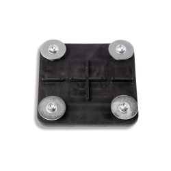 Double ground protection mat connector