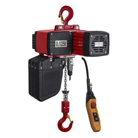 Electric chain hoist, 125 kg capacity