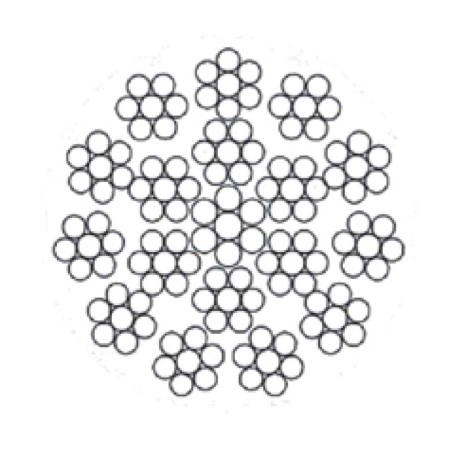 Câble acier antigiratoire 18x7