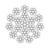 Câble acier antigiratoire 18x7
