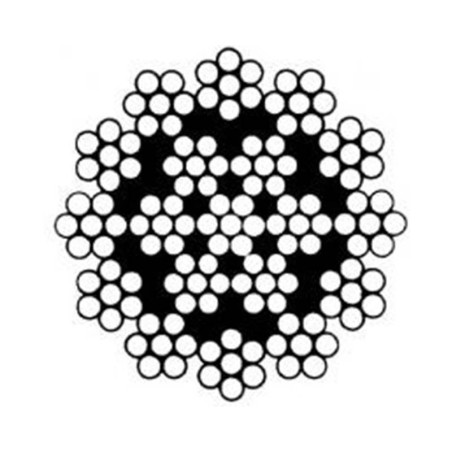 Câble acier antigiratoire 19x7