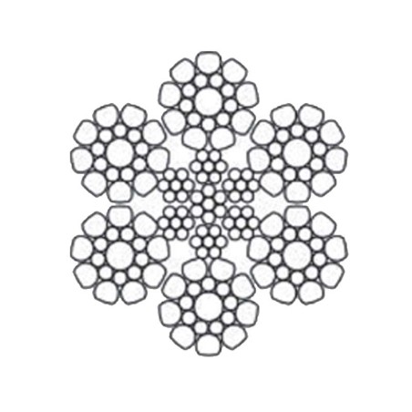 Galvanized 6×19 Steel Wire Rope –Intensive use