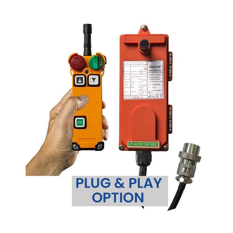 Radio commande en option