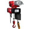 Electric chain hoist, 1000 kg capacity with electric trolley