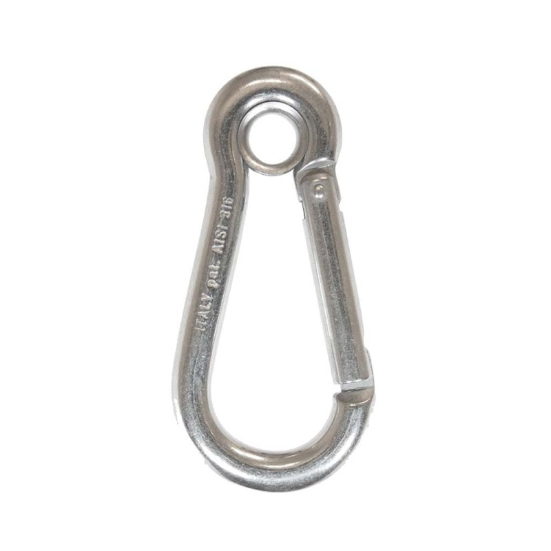 Stainless Steel Carabiner with ring