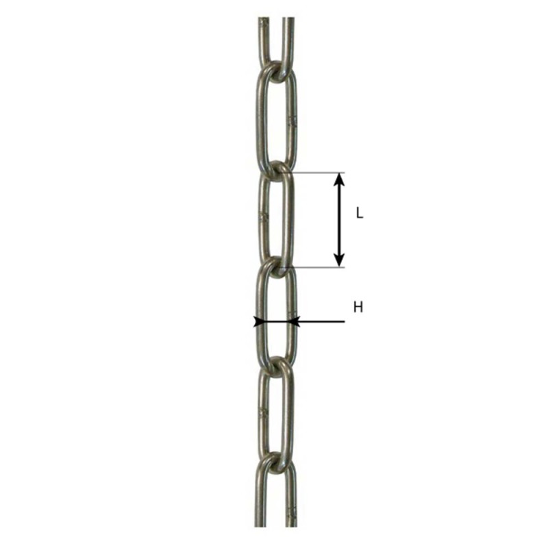 Stainless Steel Long Link Chain | Din 763 – Deal Levage