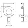 Male Stainless Steel Lifting Eye