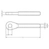316 Stainless Steel Eye Terminal