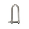 Manille droite longue Inox
