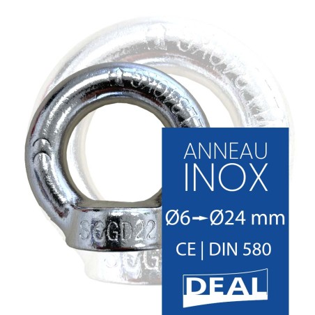 Anneau de levage inox femelle