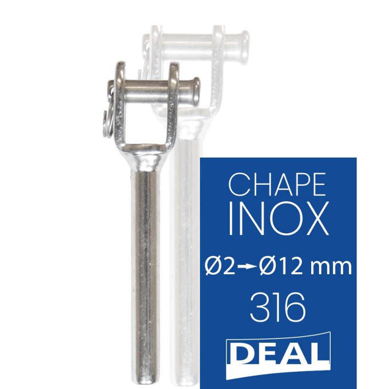 Stainless Steel Swage Fork Terminal