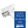 Stainless Steel toggle Swage Fork Terminal