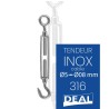 Tendeur Inox œil - crochet