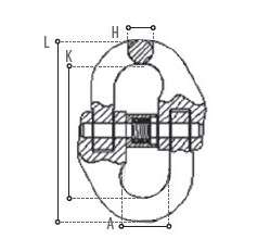 Maillon de raccordement Ø 32mm CMU 31.5T - 2024B