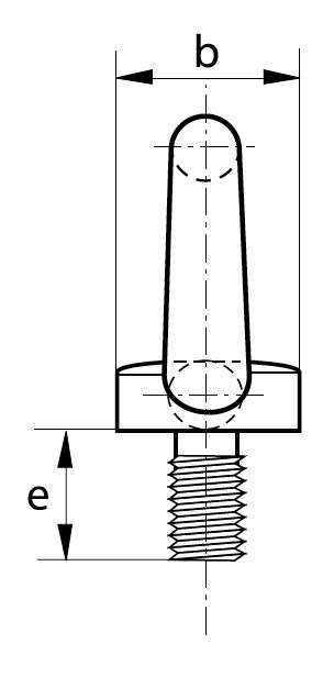 Anneau de levage mâle DIN 580 - 2024B