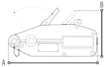 Treuil à câble passant (Palan à câble Acier) Charge Utile 3.2T - 2024B